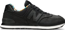 New Balance: Чёрные кроссовки  574