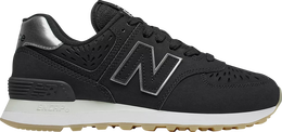 New Balance: Чёрные кроссовки  574