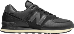 New Balance: Чёрные кроссовки  574