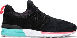 New Balance: Чёрные кроссовки  574