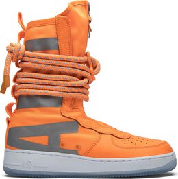 Nike: Оранжевые кроссовки  Air Force 1 High