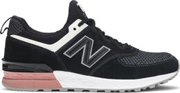 New Balance: Чёрные кроссовки  574