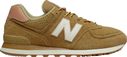 New Balance: Коричневые кроссовки  574