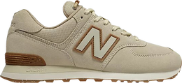 New Balance: Коричневые кроссовки  574