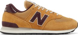 New Balance: Коричневые кроссовки  574