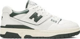 New Balance: Зелёные кроссовки  550