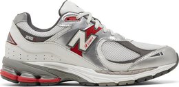 New Balance: Серебристые кроссовки  2002R