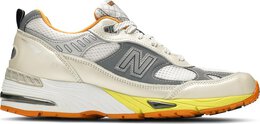 New Balance: Оранжевые кроссовки  991