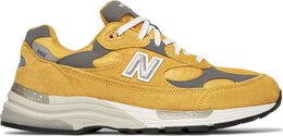 New Balance: Золотые кроссовки  992