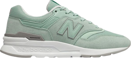 New Balance: Зелёные кроссовки  997H