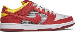 Nike: Красные кроссовки  Dunk Low Premium SB