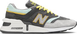 New Balance: Зелёные кроссовки  997