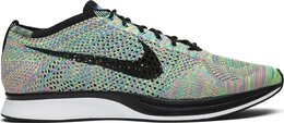 Nike: Многоцветные кроссовки  Flyknit Racer