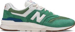 New Balance: Зелёные кроссовки  997H