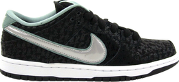 Nike: Чёрные кроссовки  Dunk Low Pro