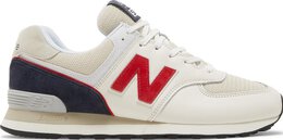 New Balance: Синие кроссовки  574