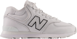 New Balance: Белые кроссовки  574