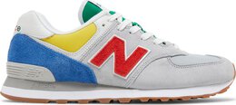 New Balance: Красные кроссовки  574