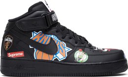 Nike: Чёрные кроссовки  Air Force 1