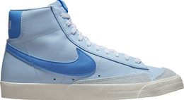 Nike: Голубые кроссовки  Blazer Mid 77 Vintage