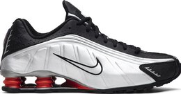 Nike: Серебристые кроссовки  Shox R4