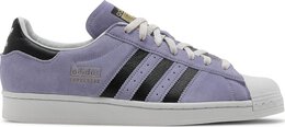 Adidas: Фиолетовые кроссовки  Superstar