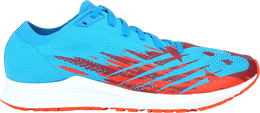 New Balance: Голубые кроссовки 