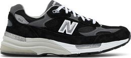 New Balance: Чёрные кроссовки  992