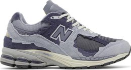 New Balance: Фиолетовые кроссовки  2002R