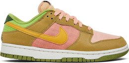 Nike: Оранжевые кроссовки  Dunk Low