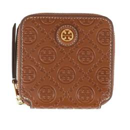 Tory Burch: Коричневый кошелёк 