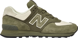 New Balance: Кроссовки  574 цвета хаки