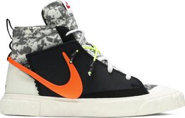 Nike: Чёрные кроссовки  Blazer Mid