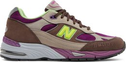 New Balance: Фиолетовые кроссовки  991