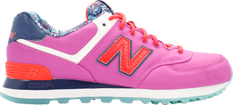 New Balance: Фиолетовые кроссовки  574