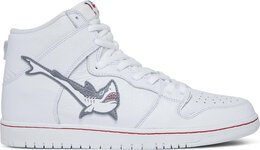 Nike: Белые кроссовки  Dunk High