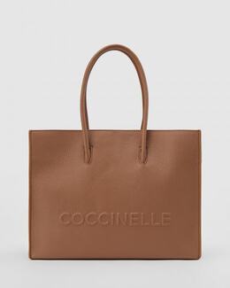 Coccinelle: Бежевая сумка 