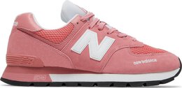 New Balance: Розовые кроссовки  574