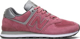 New Balance: Розовые кроссовки  574