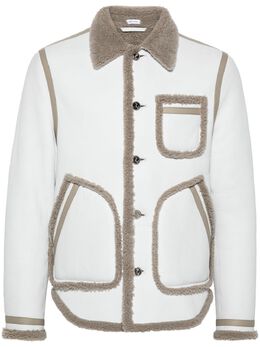 Thom Browne: Кожаная куртка 