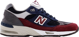 New Balance: Синие кроссовки  991