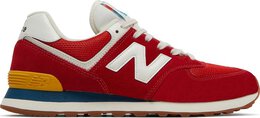 New Balance: Радужные кроссовки  574