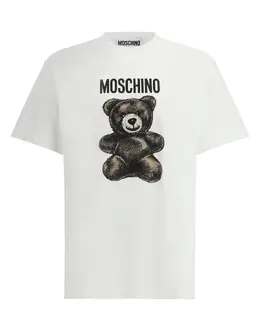 Moschino: Хлопковая футболка 