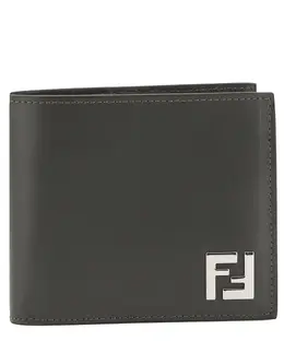 Fendi: Зелёный кошелёк  FF