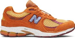 New Balance: Оранжевые кроссовки  2002R