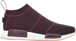 Adidas: Бордовые кроссовки  Primeknit