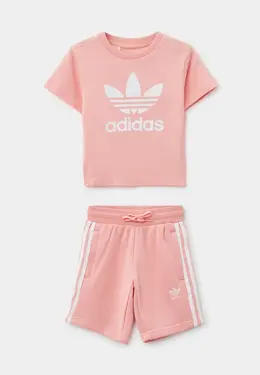 adidas Originals: Розовый костюм 