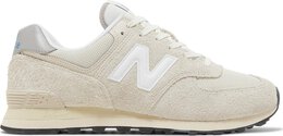 New Balance: Бежевые кроссовки  574