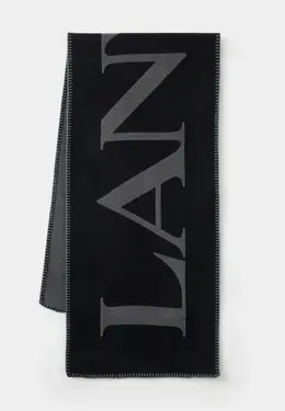 Lanvin: Чёрный шарф 