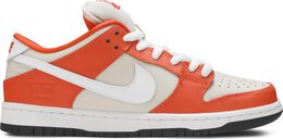 Nike: Оранжевые кроссовки  Dunk Low